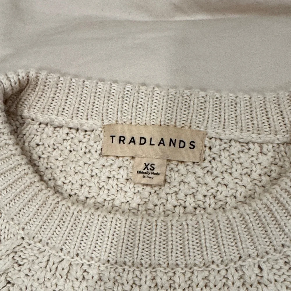Tradlands 100% Cotton Sweater in Cream - Picture 2 of 6